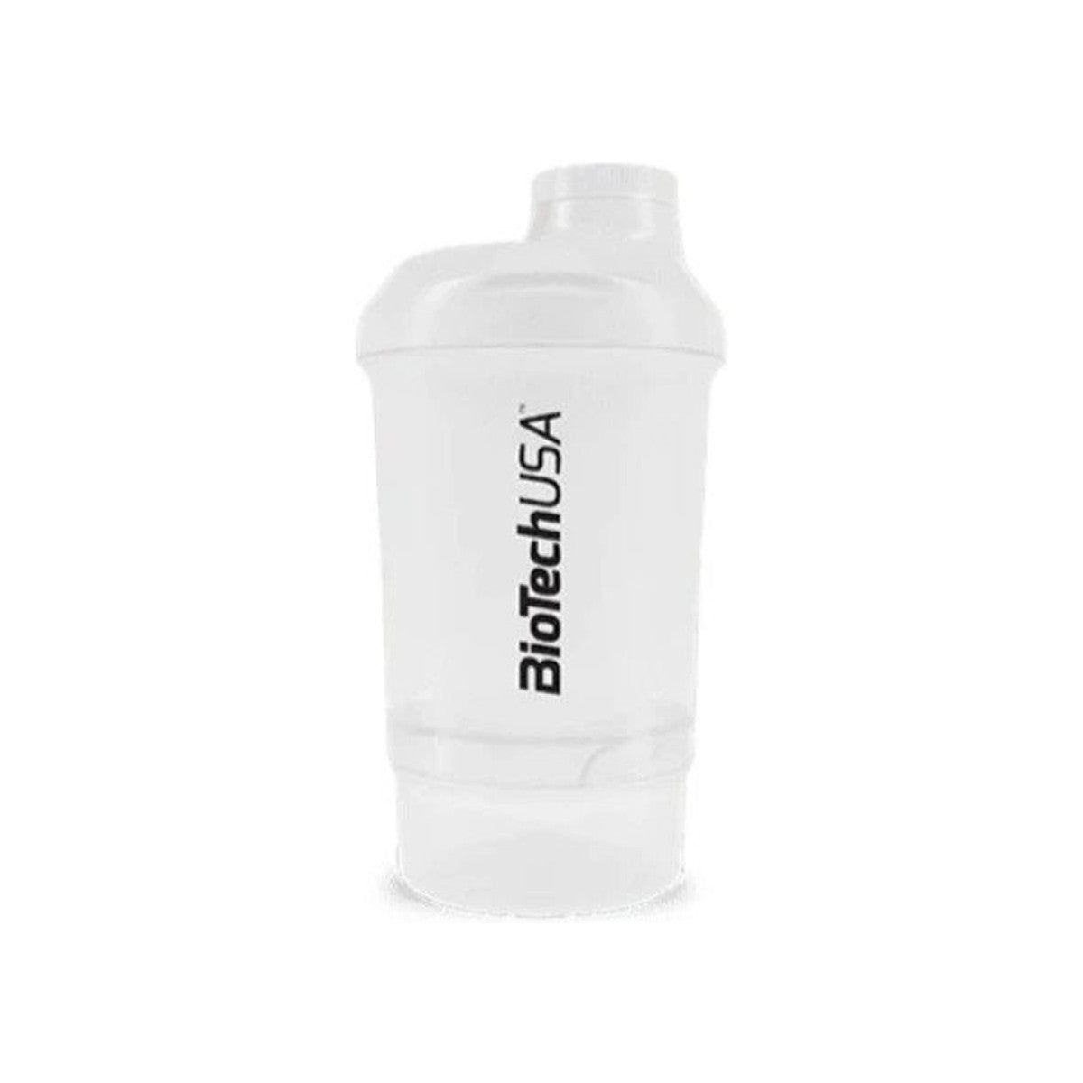 BioTechUSA Wave+ Shaker, Transparent - 300 ml. (+ 150 ml.)