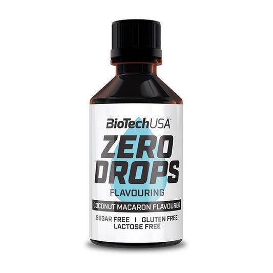 BioTechUSA Zero Drops, Coconut Macaron - 50 ml.