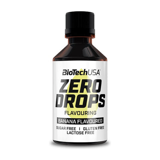 BioTechUSA Zero Drops, Banana - 50 ml.