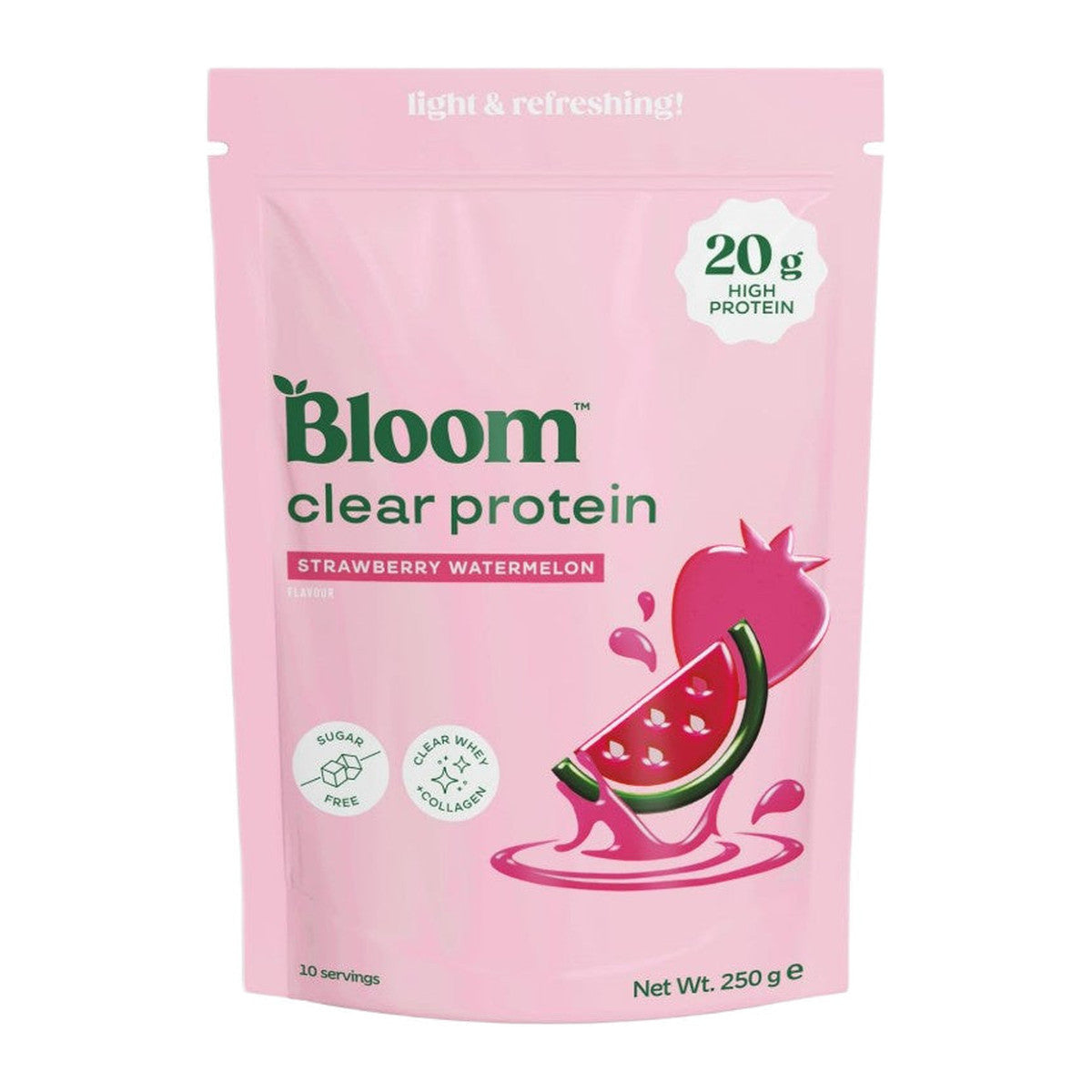 Bloom Clear Protein, Strawberry Watermelon - 250g