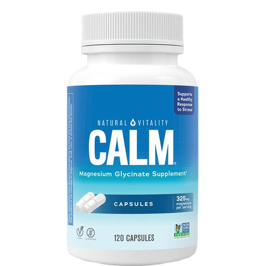Natural Vitality Calm Magnesium Glycinate - 120 caps