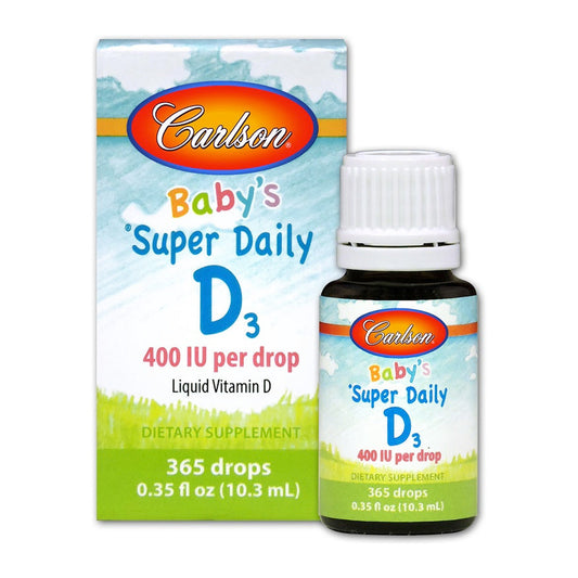 Carlson Labs Baby's Super Daily D3, 400 IU - 10 ml.