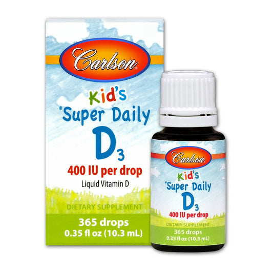 Carlson Labs Kid's Super Daily D3, 400 IU - 10 ml.