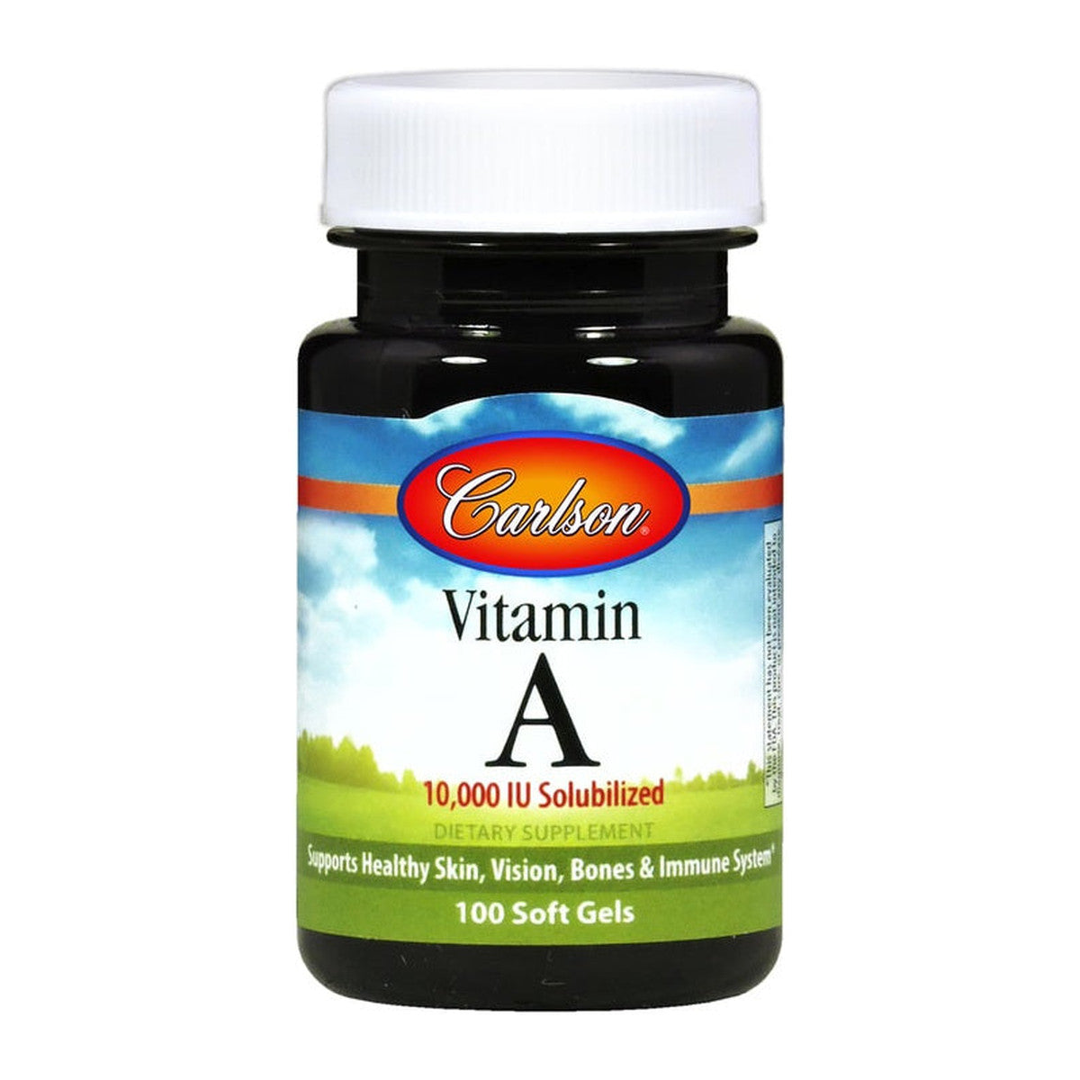 Carlson Labs Vitamin A Solubilized, 10 000 IU - 100 softgels