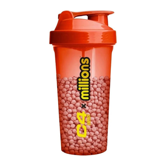 Cellucor C4 Energy x Millions Strawberry Shaker, Red - 800 ml.