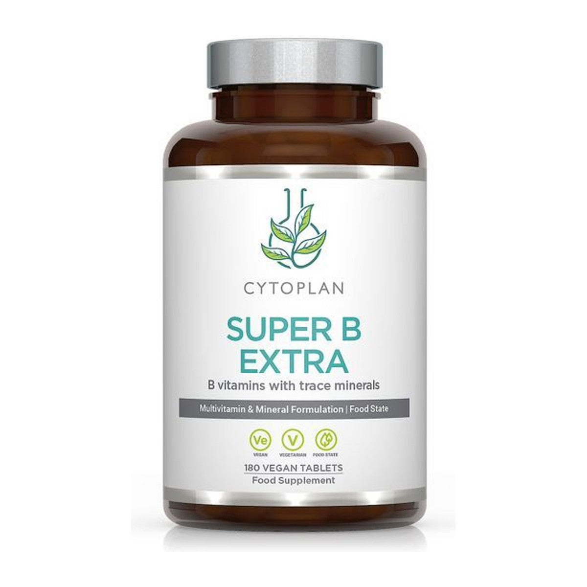 Cytoplan Super B Extra - 180 vegan tabs