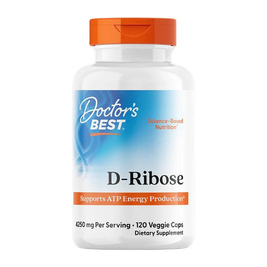 Doctor's Best D-Ribose, 4250mg - 120 vcaps