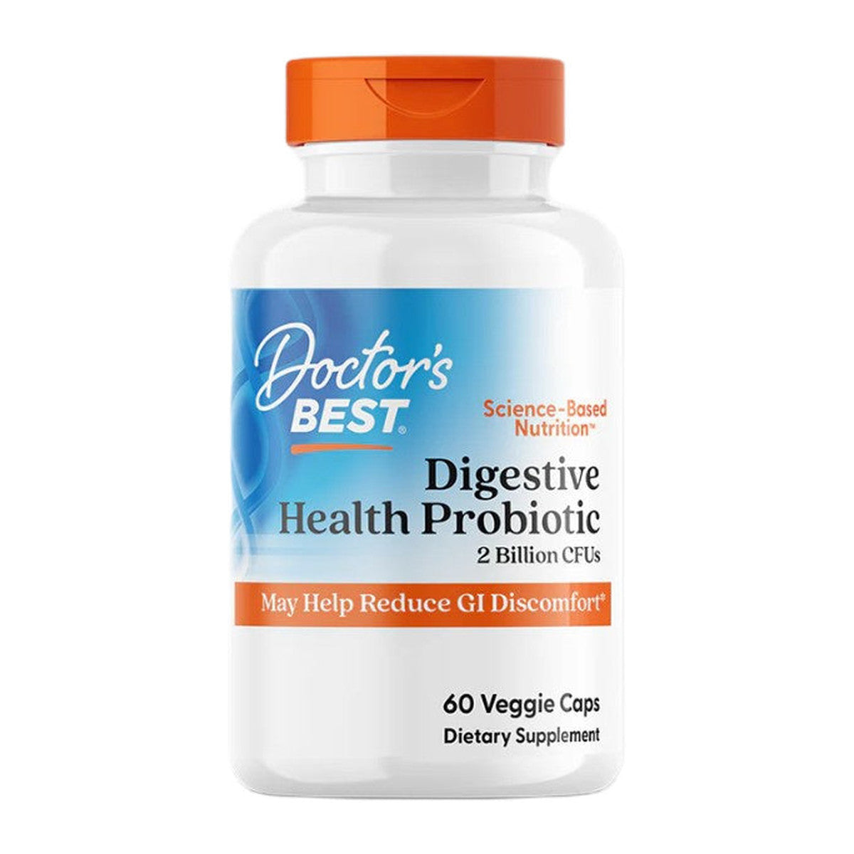 Doctor's Best Digestive Health Probiotic 2 Billion with LactoSpore