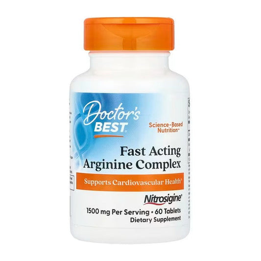 Doctor's Best Fast Acting Arginine Complex with Nitrosigine, 750mg