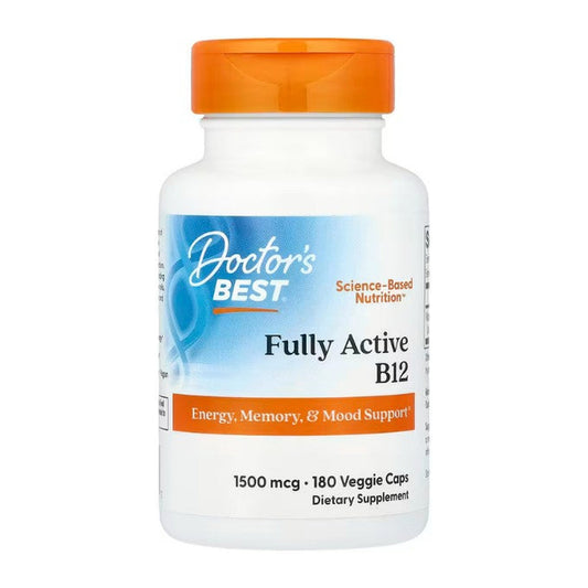 Doctor's Best Fully Active B12, 1500mcg - 180 vcaps