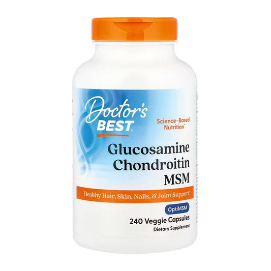 Doctor's Best Glucosamine Chondroitin MSM with OptiMSM - 240 caps