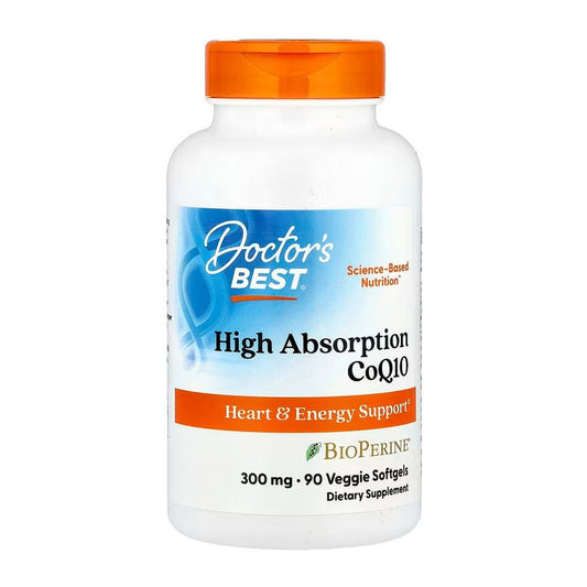 Doctor's Best High Absorption CoQ10 with BioPerine, 300mg - 90 veg