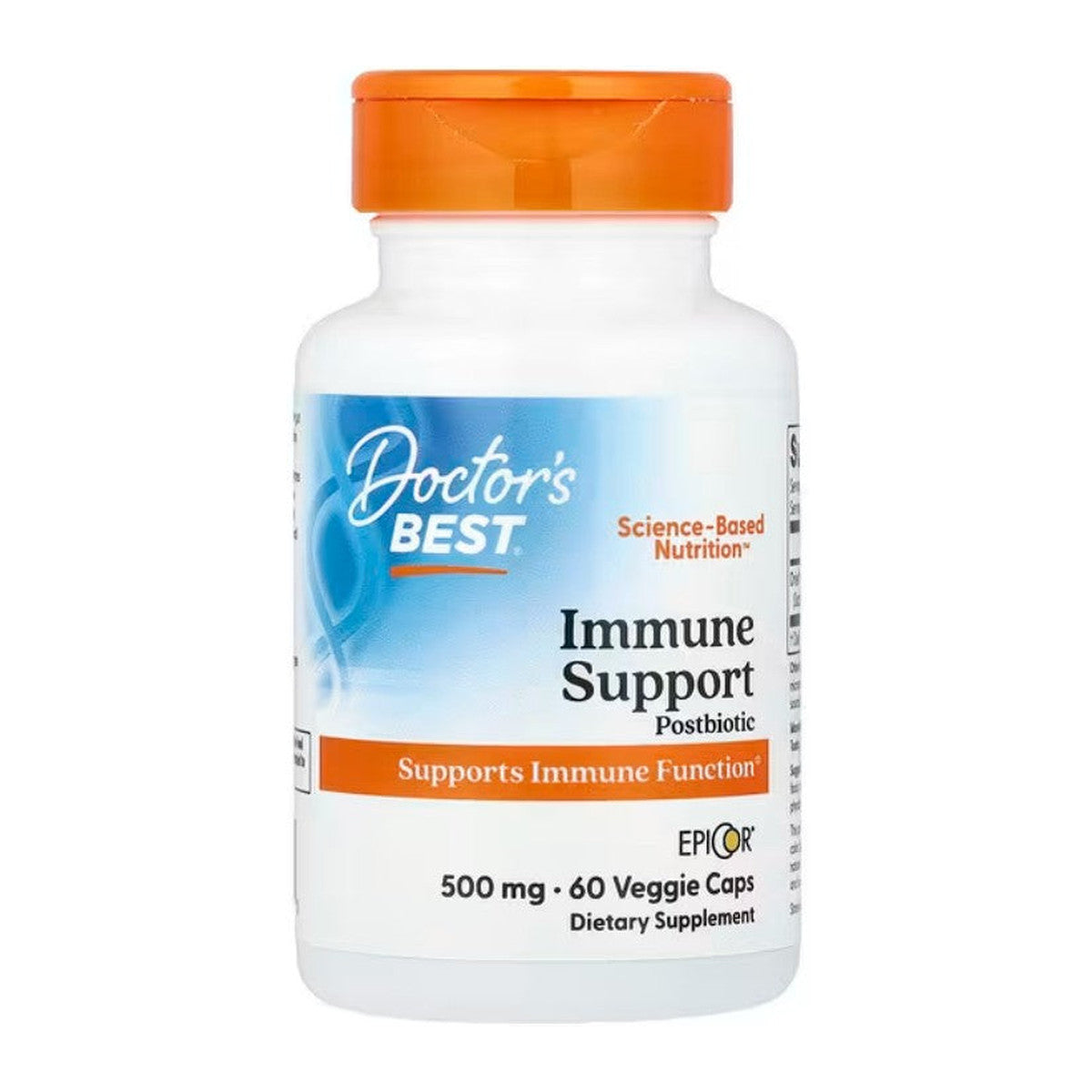 Doctor's Best Immune Support Postbiotic, 500mg - 60 vcaps