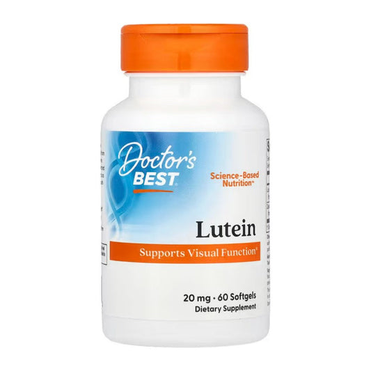 Doctor's Best Lutein, 20mg - 60 softgels