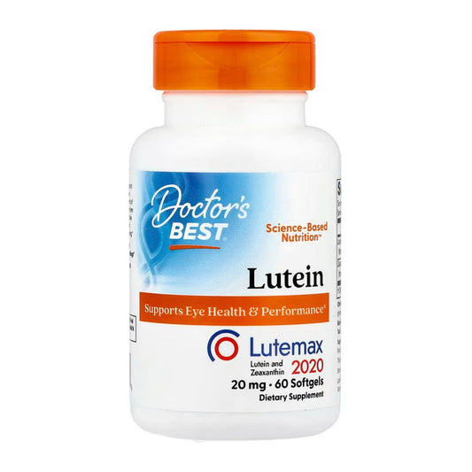 Doctor's Best Lutein with Lutemax, 20mg - 60 softgels