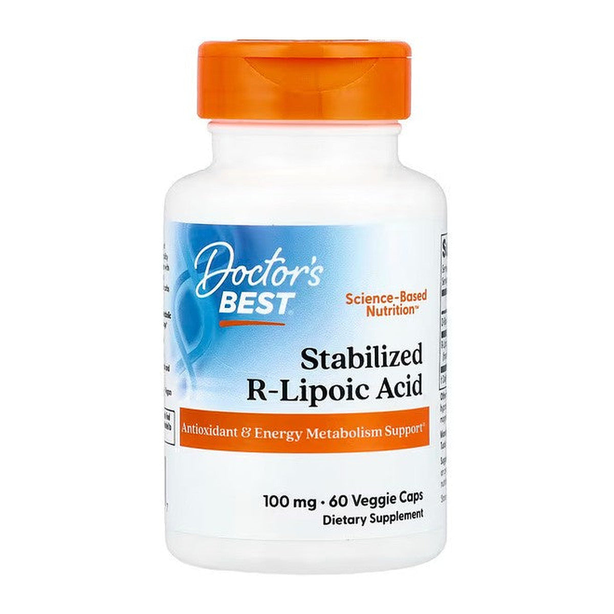 Doctor's Best Stabilized R-Lipoic Acid, 100mg - 60 vcaps