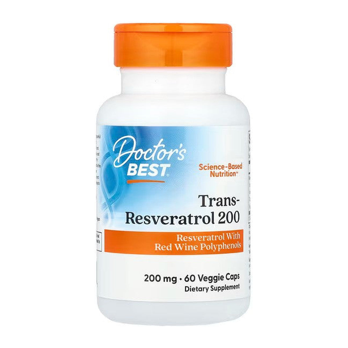 Doctor's Best Trans-Resveratrol, 200mg - 60 vcaps