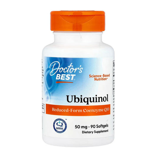 Doctor's Best Ubiquinol with Kaneka, 50mg - 90 softgels