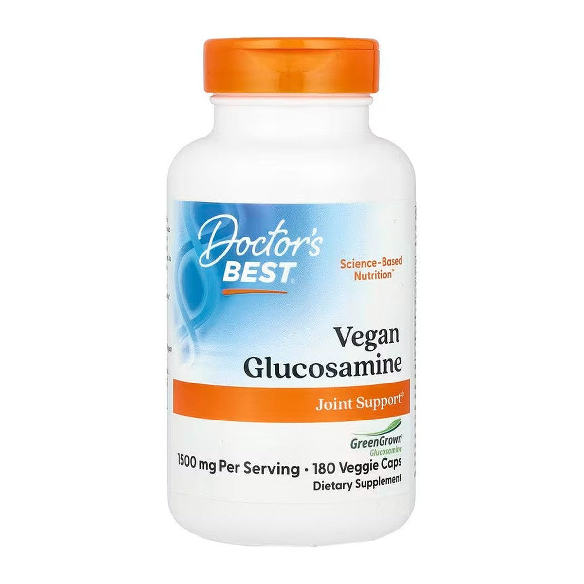 Doctor's Best Vegan Glucosamine with GreenGrown, 1500mg - 180 vcap