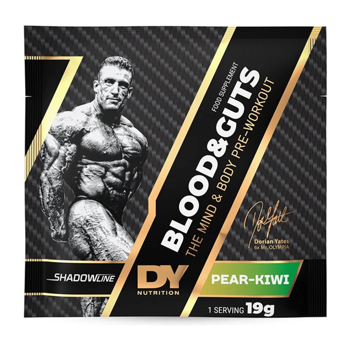 Dorian Yates Blood and Guts, Pear-Kiwi - 19g (1 serving)