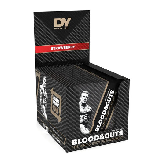 Dorian Yates Blood and Guts Sachets, Strawberry - 20 x 19g