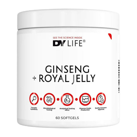 Dorian Yates DY LIFE Ginseng + Royal Jelly - 60 softgels