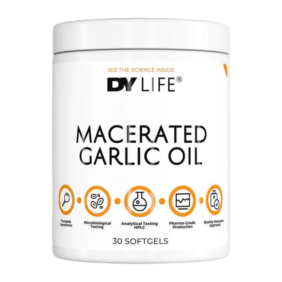 Dorian Yates DY LIFE Macerated Garlic Oil - 30 softgels