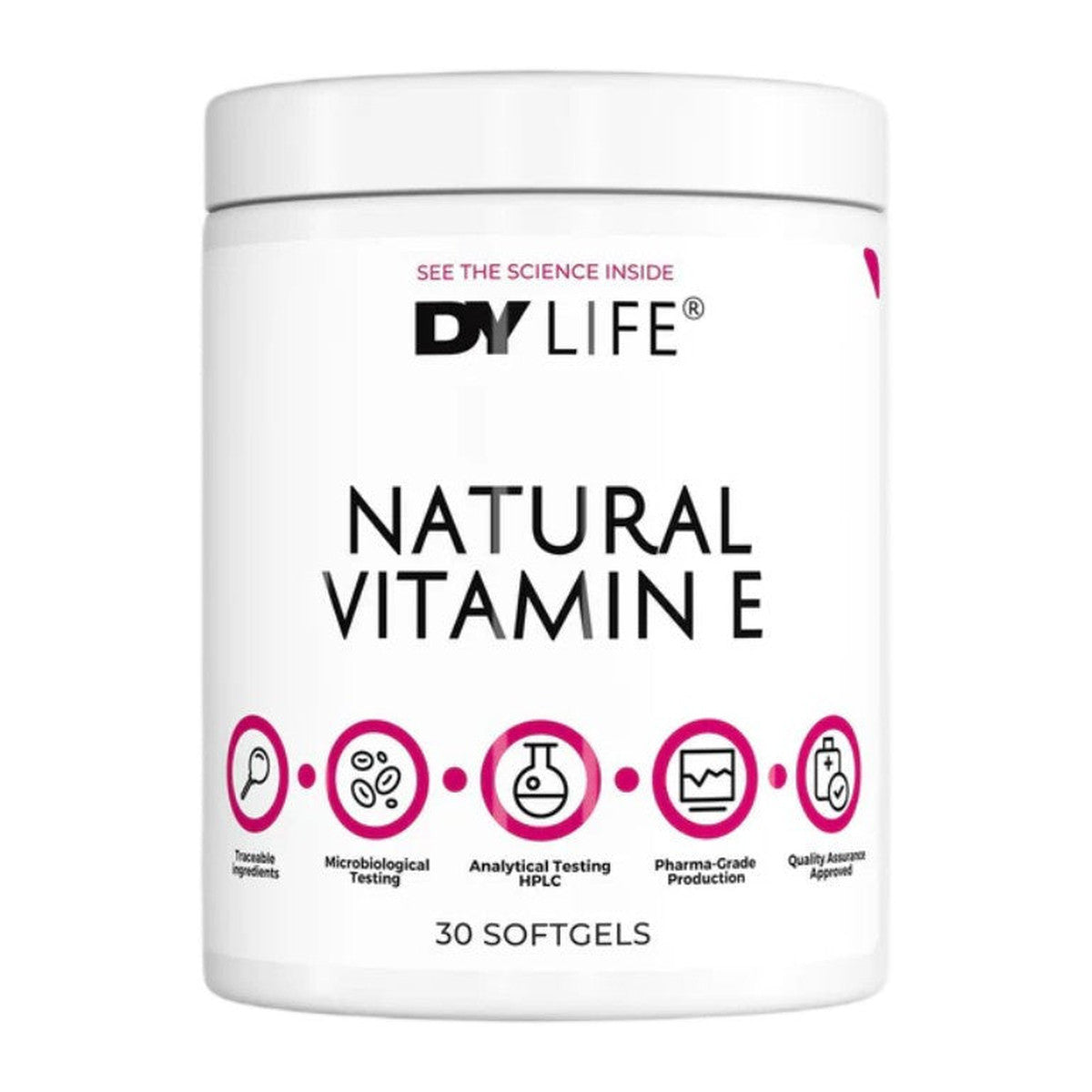 Dorian Yates DY LIFE Natural Vitamin E - 30 softgels
