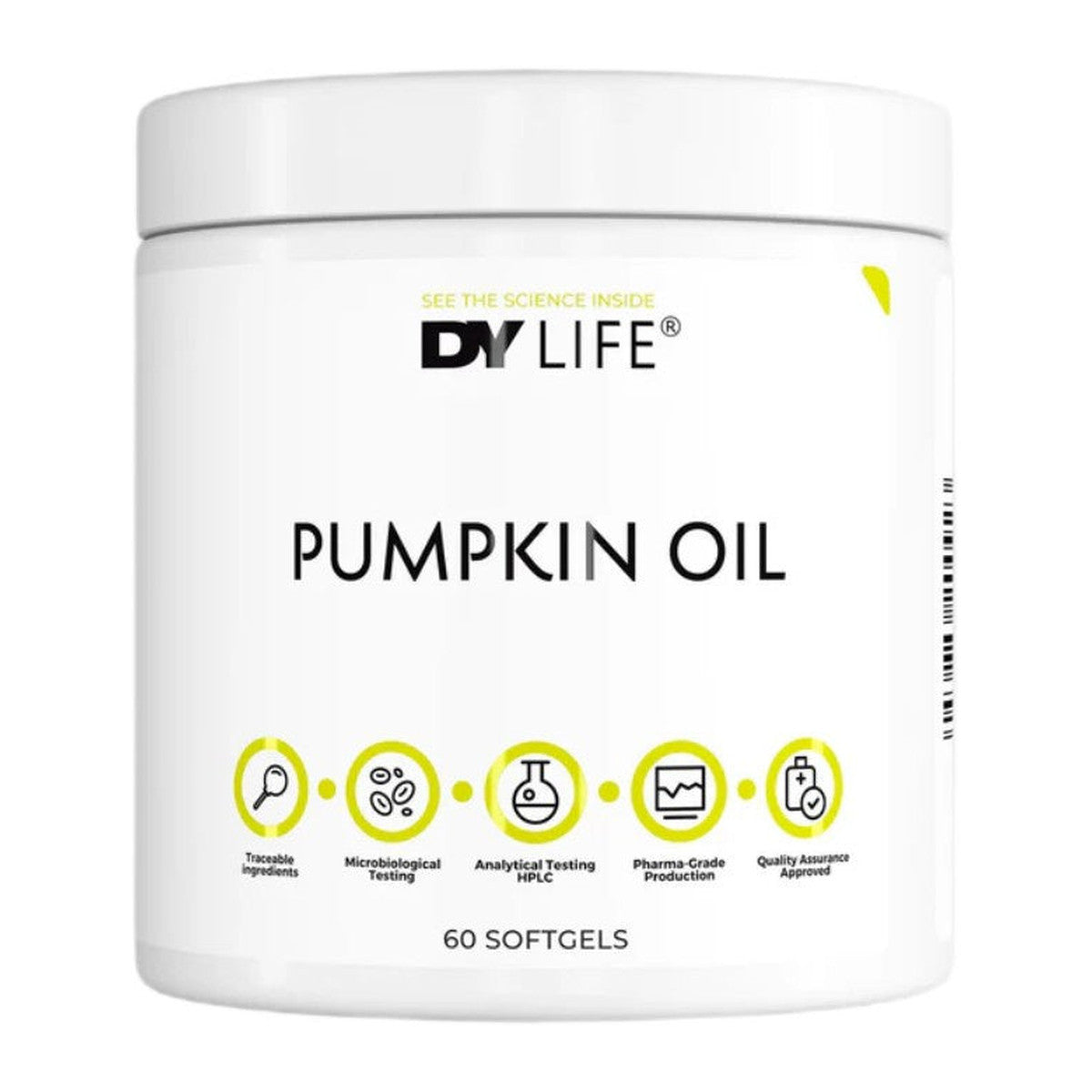 Dorian Yates DY LIFE Pumpkin Oil - 60 softgels