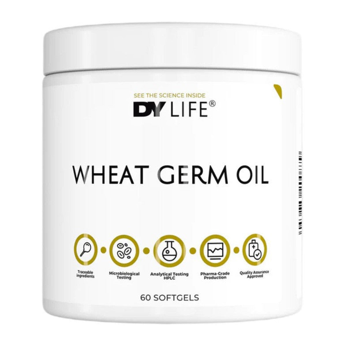 Dorian Yates DY LIFE Wheat Germ Oil - 60 softgels