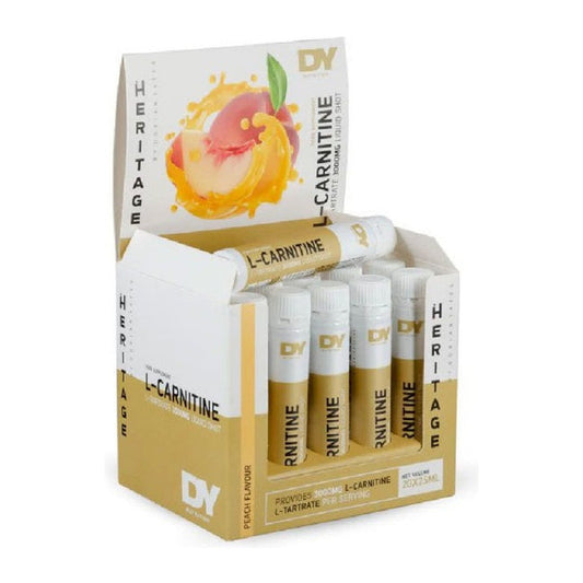 Dorian Yates L-Carnitine Liquid Shot, Peach - 20 x 25ml.