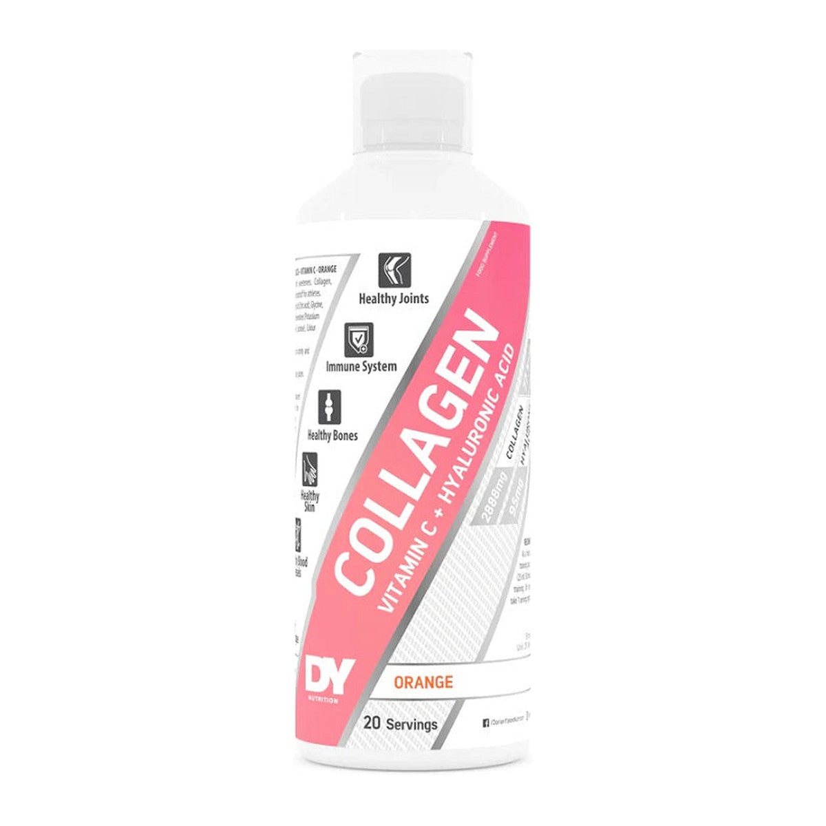 Dorian Yates Liquid Collagen + Vitamin C + Hyaluronic acid, Orange