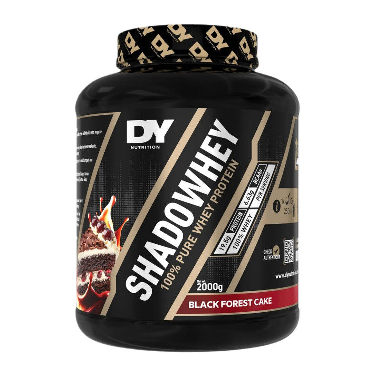 Dorian Yates ShadoWhey 100% Pure Whey Protein, Black Forest Cake