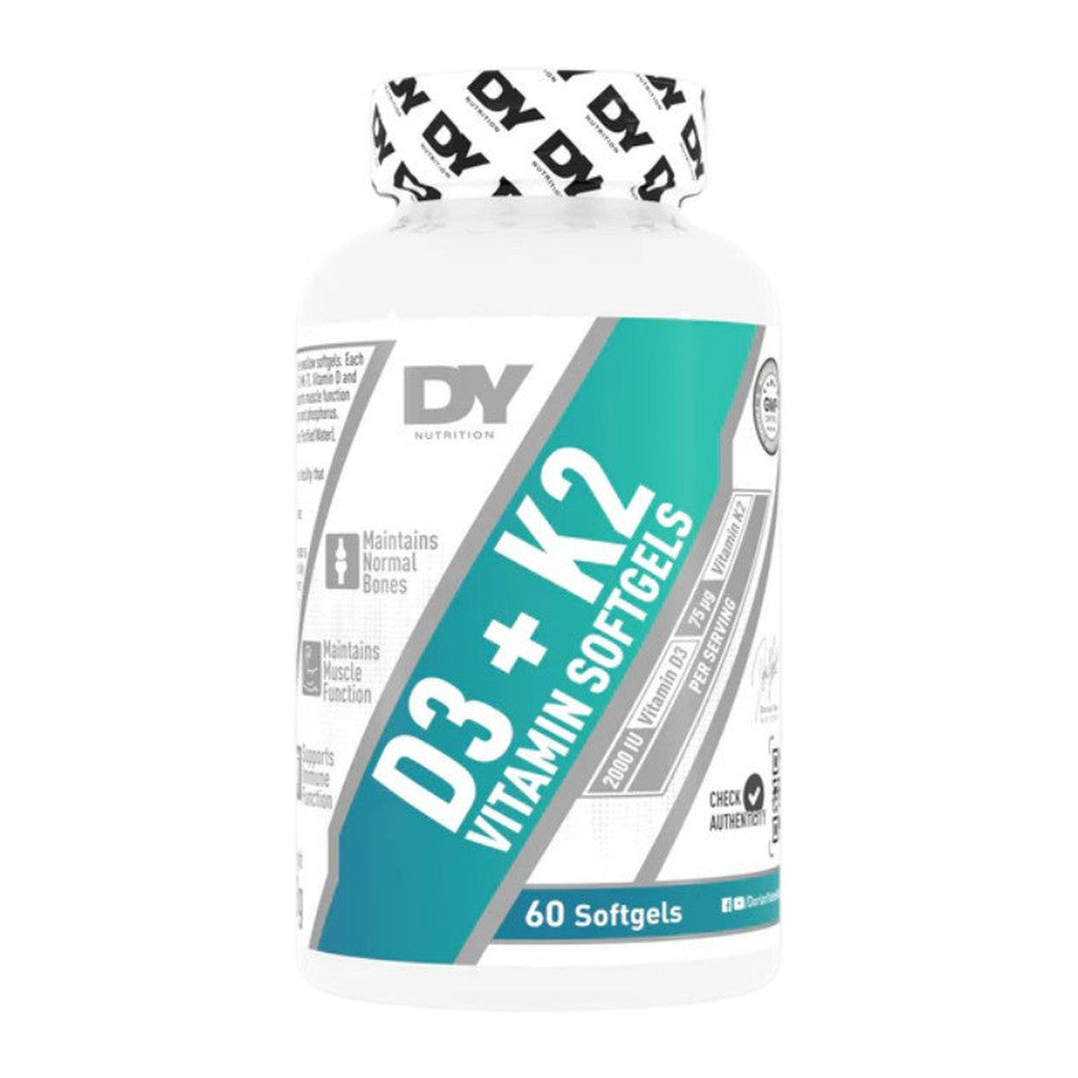 Dorian Yates Vitamin D3+K2 - 60 softgels