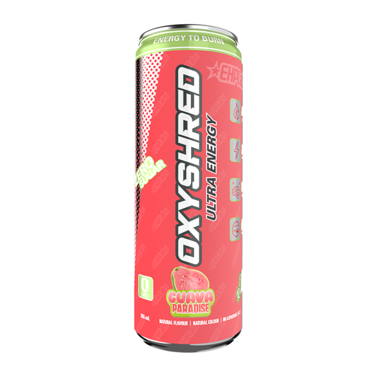 EHP Labs Oxyshred Ultra Energy Drink 12x330ml Peach Candy Rings
