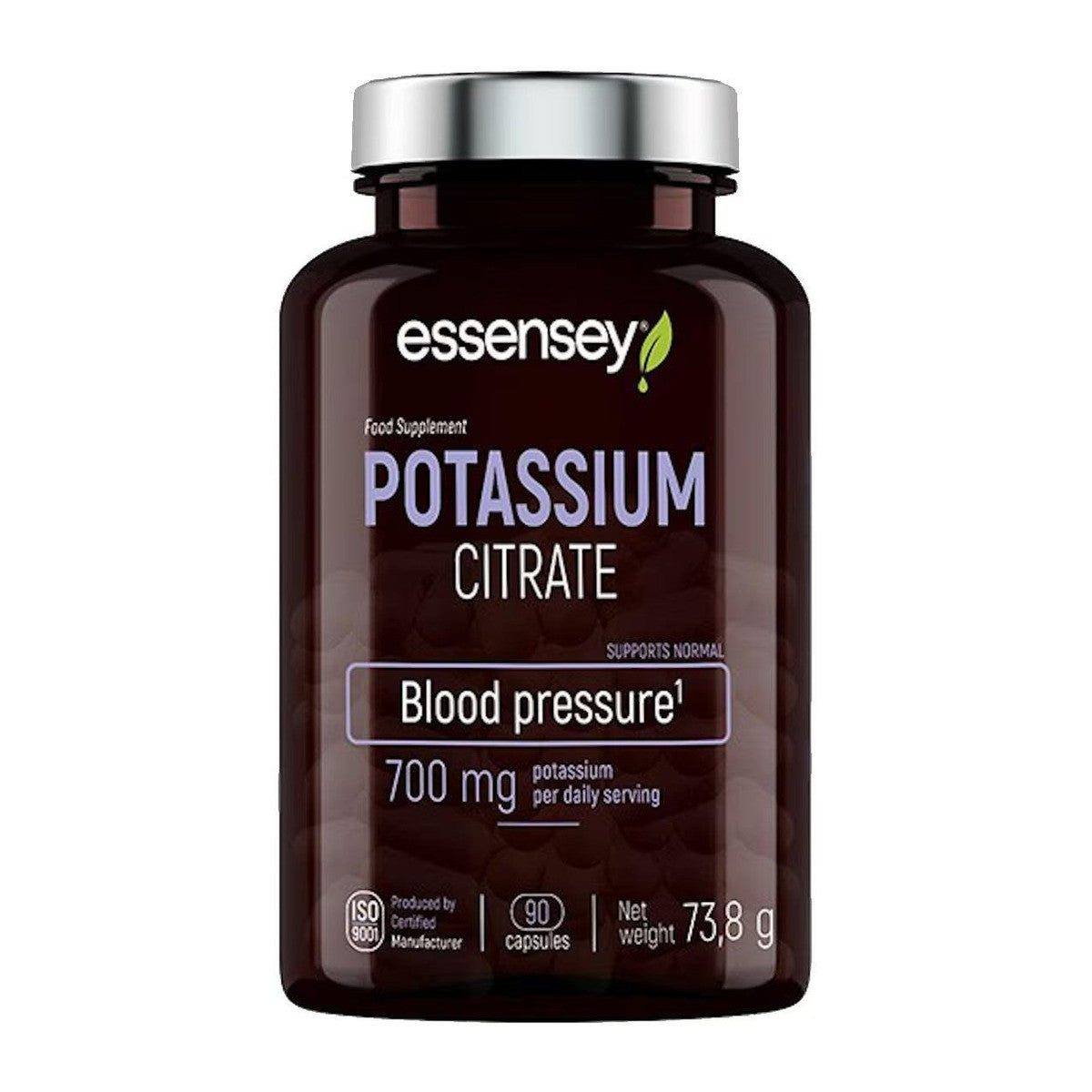 Essensey Potassium Citrate, 700mg - 90 caps
