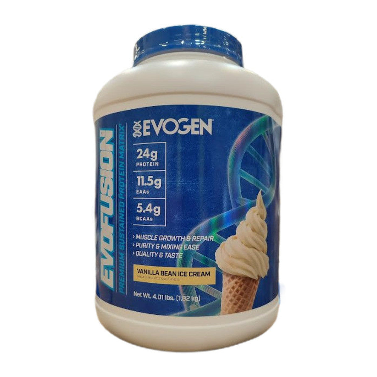 Evogen Evofusion, Vanilla Bean Ice Cream - 1820g
