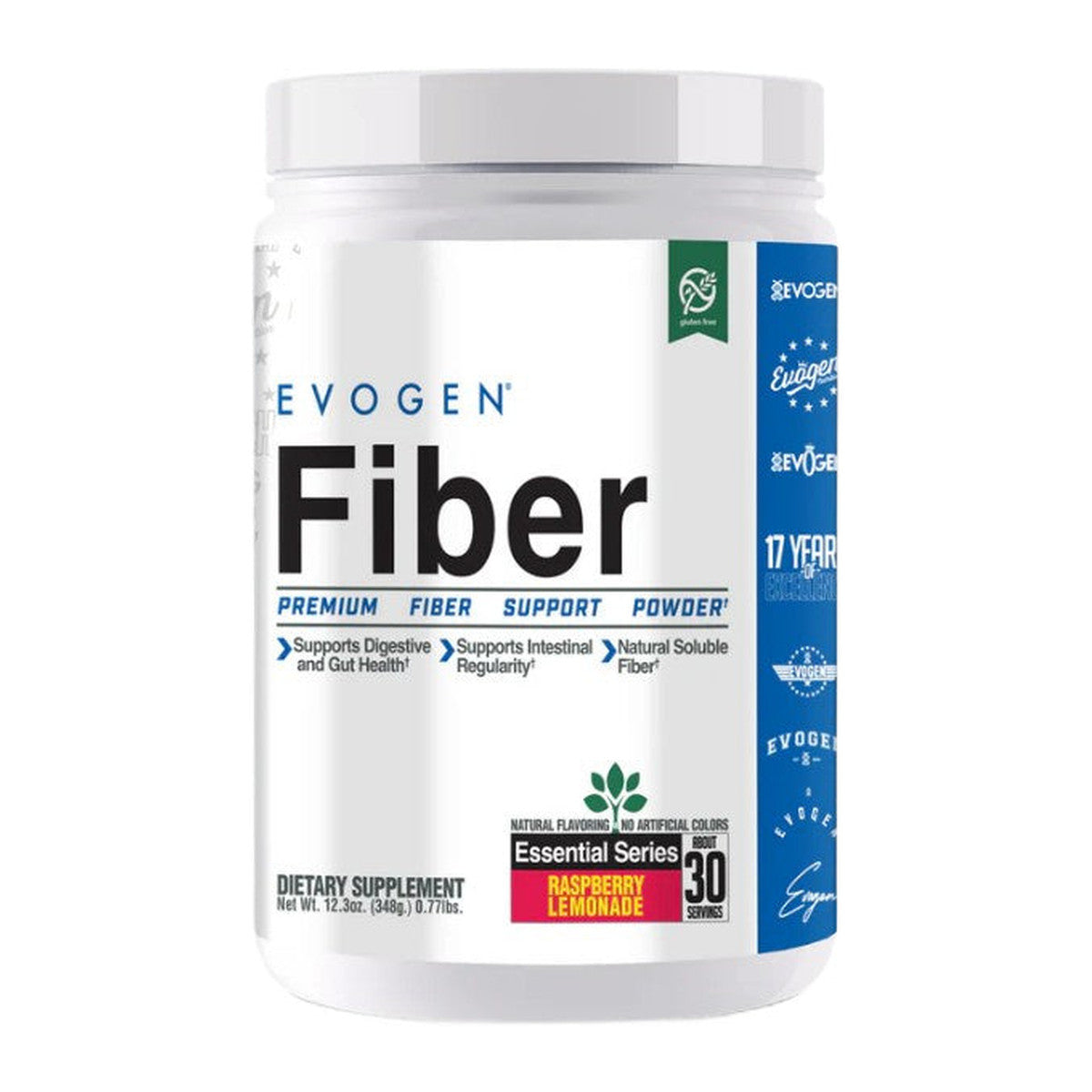 Evogen Fiber, Raspberry Lemonade - 348g