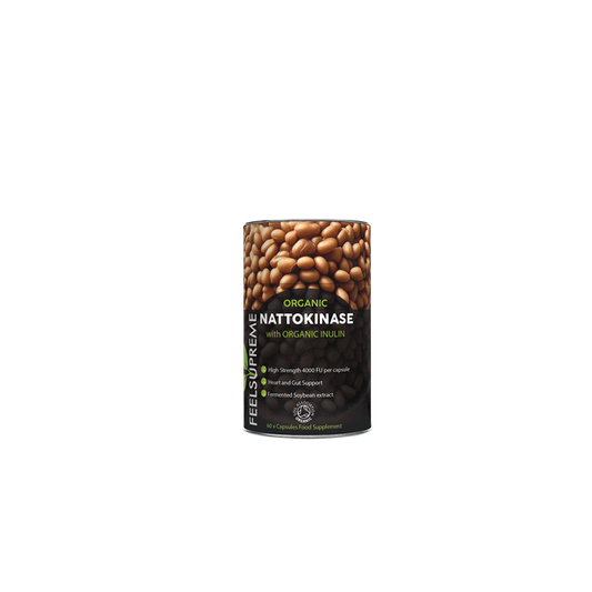 Feel Supreme Organic Nattokinase with Inulin Supplement 60 Caps