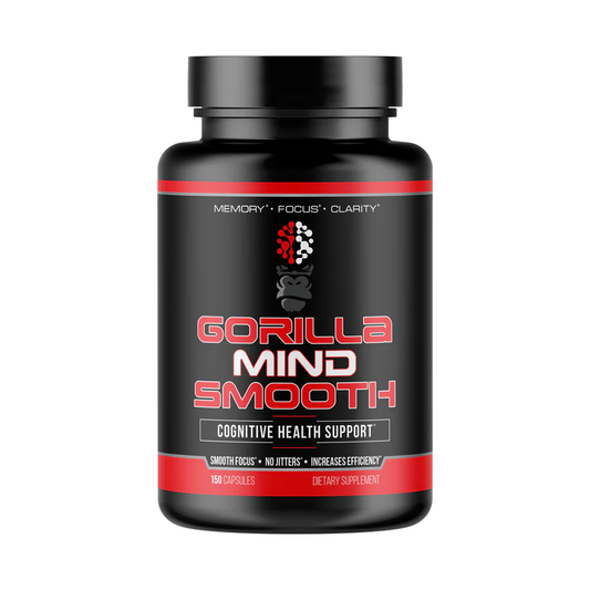 Gorilla Mind Smooth nootropic supplement tub