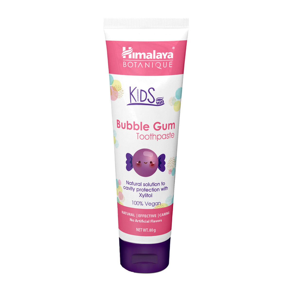 Himalaya Kids Toothpaste, Bubble Gum - 80g