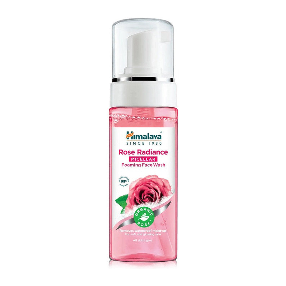 Himalaya Rose Radiance Micellar Foaming Face Wash - 150 ml.