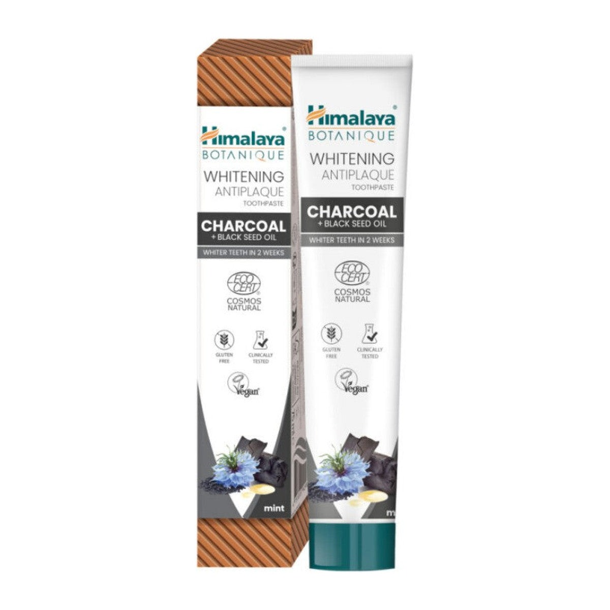 Himalaya Whitening Antiplaque Toothpaste Charcoal + Black Seed Oil