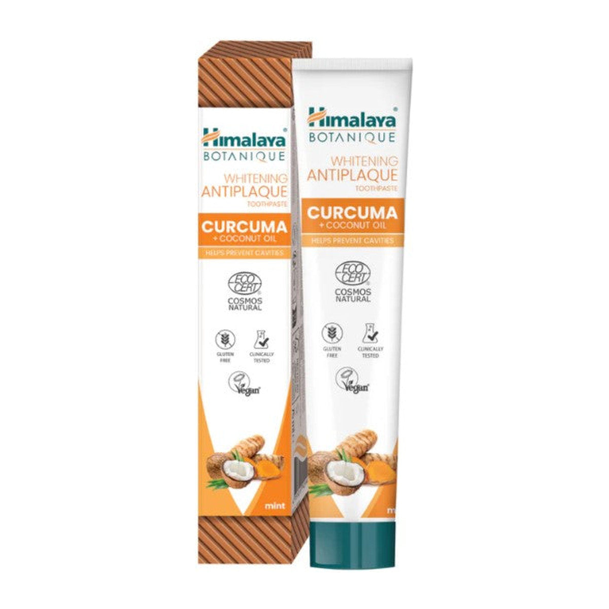 Himalaya Whitening Antiplaque Toothpaste Curcuma + Coconut Oil, Mi