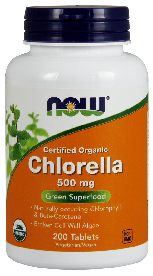 NOW Foods Chlorella, 500mg - 200 tabs