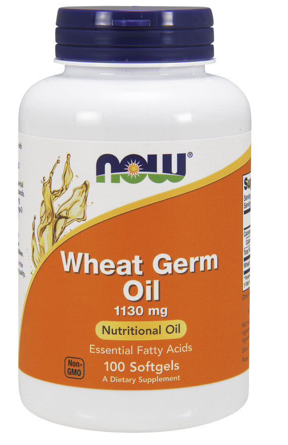 NOW Foods Wheat Germ Oil, 1130mg - 100 softgels