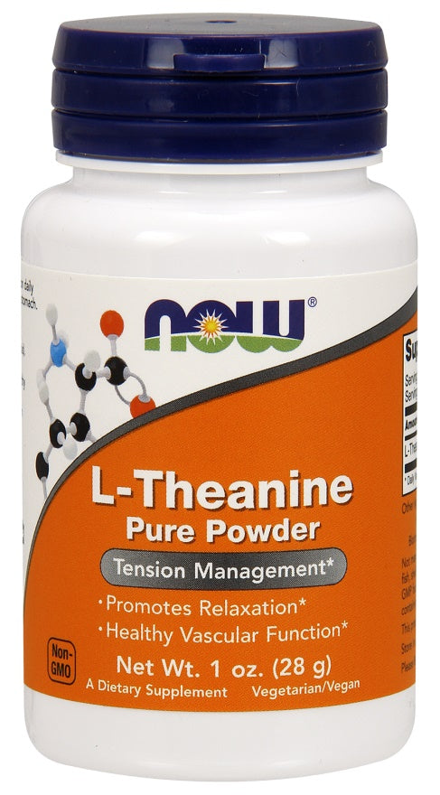 NOW Foods L-Theanine, Pure Powder - 28g