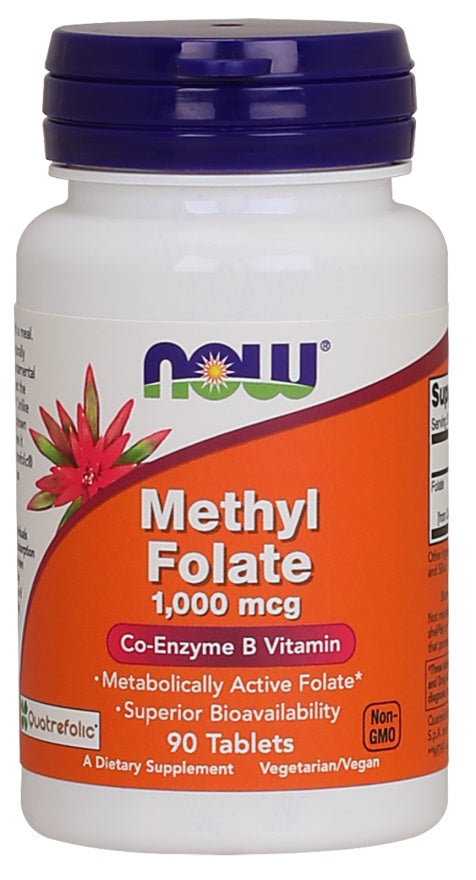 NOW Foods Methyl Folate, 1000mcg - 90 tabs