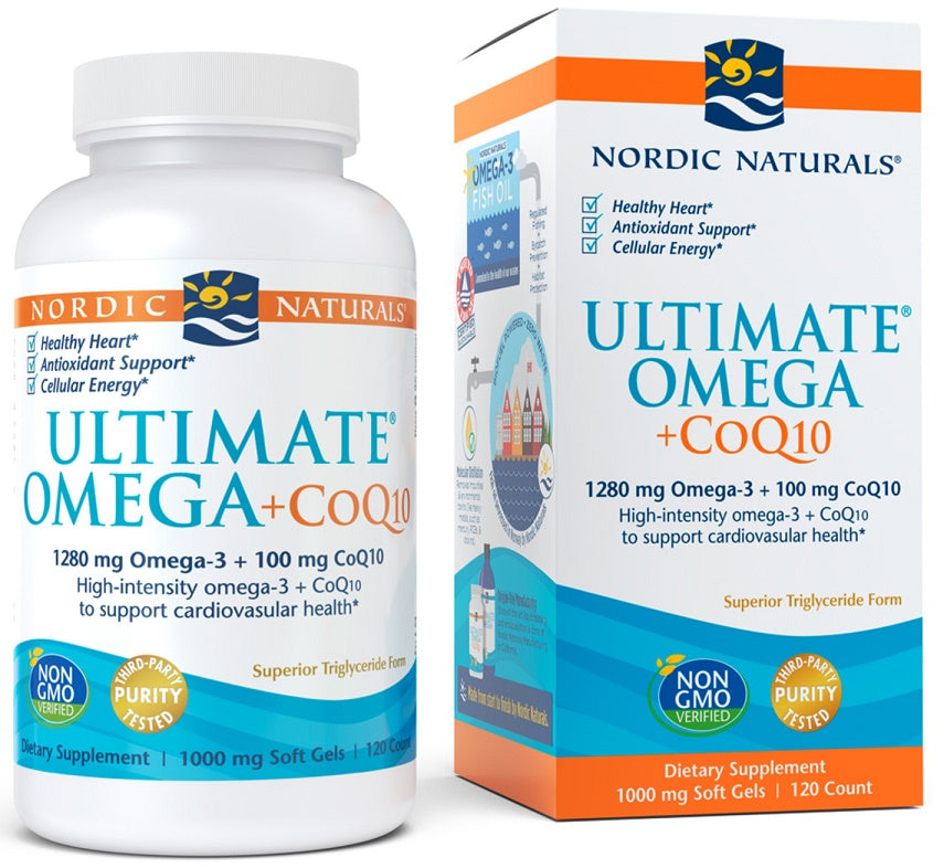 Nordic Naturals Ultimate Omega + CoQ10, 1280mg Lemon (EAN 76899001