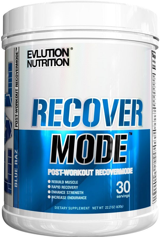 EVLution Nutrition RecoverMode, Blue Raz - 630g